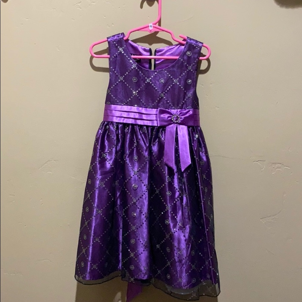 Girls’ purple dress
